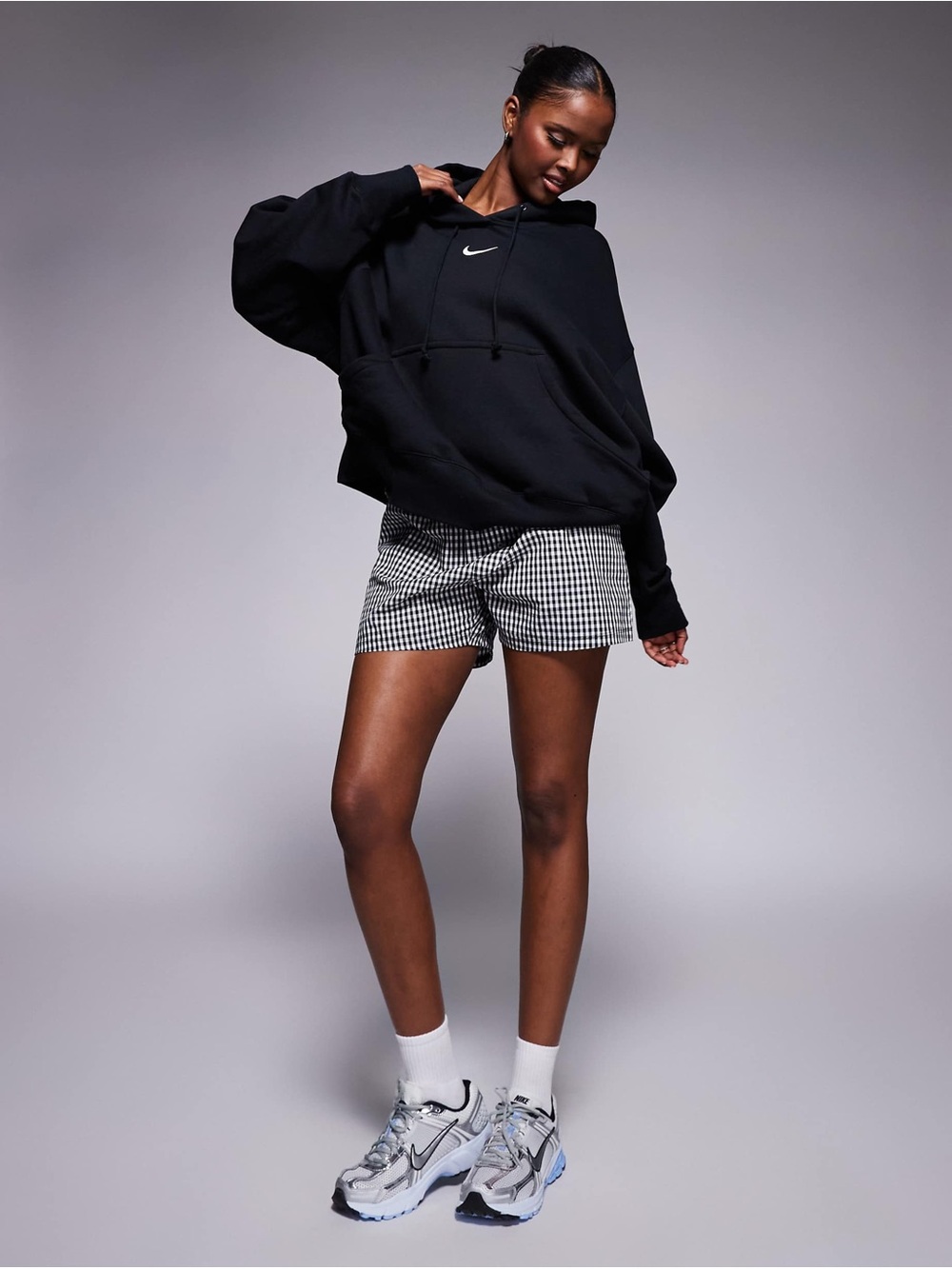 Nike Phoenix Fleece Oversized Black Hoodie Size Small NWT